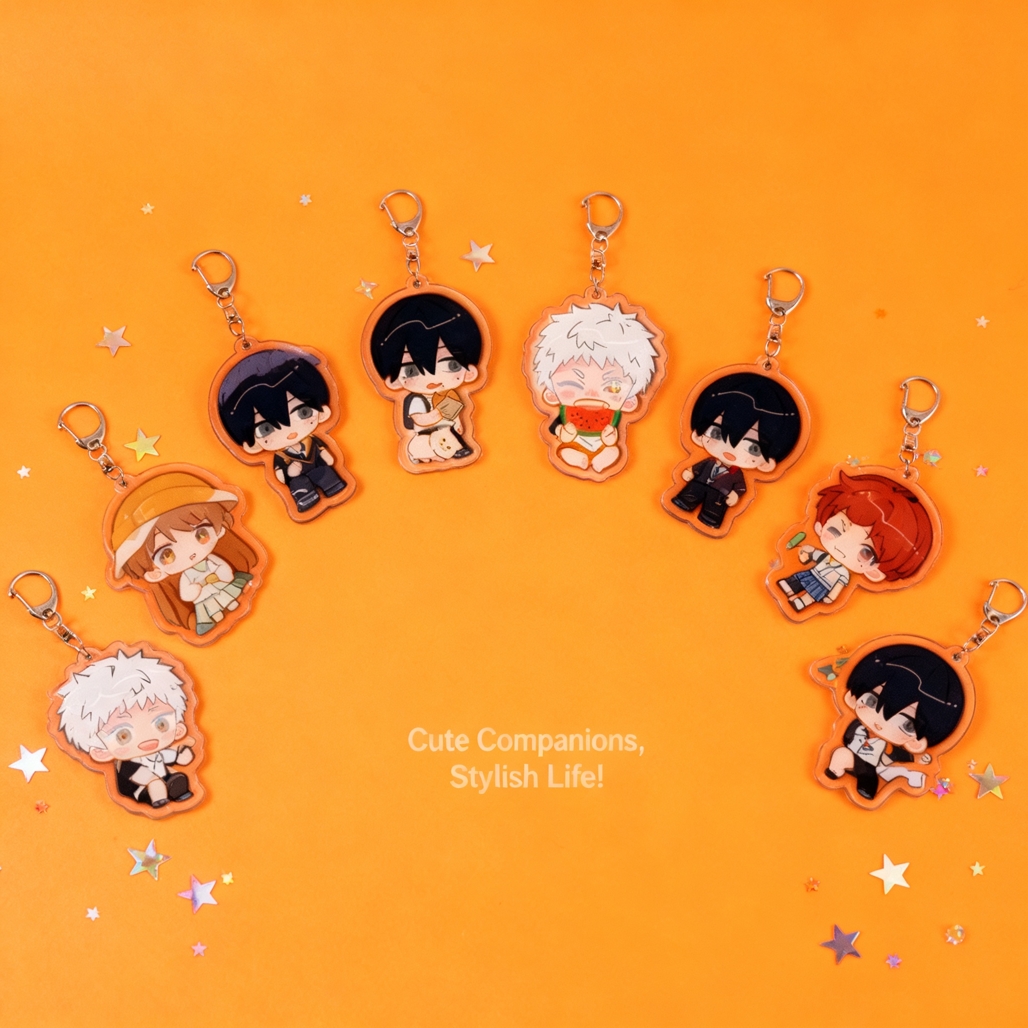 Cute Anime Merchandise - Anime Keychain Acrylic Keychain Summer of