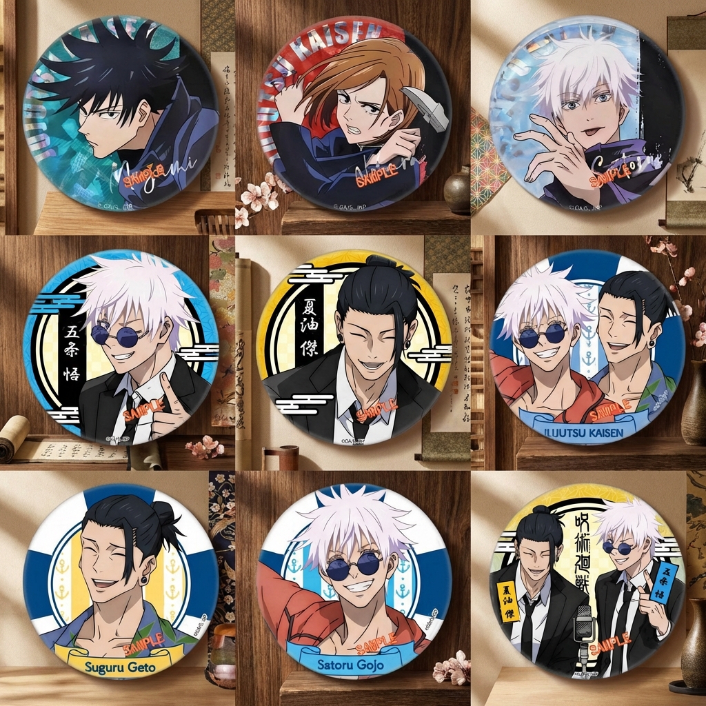 Jujutsu Kaisen Badge Third Wav – Premium Anime Merchandise recenzja i cena