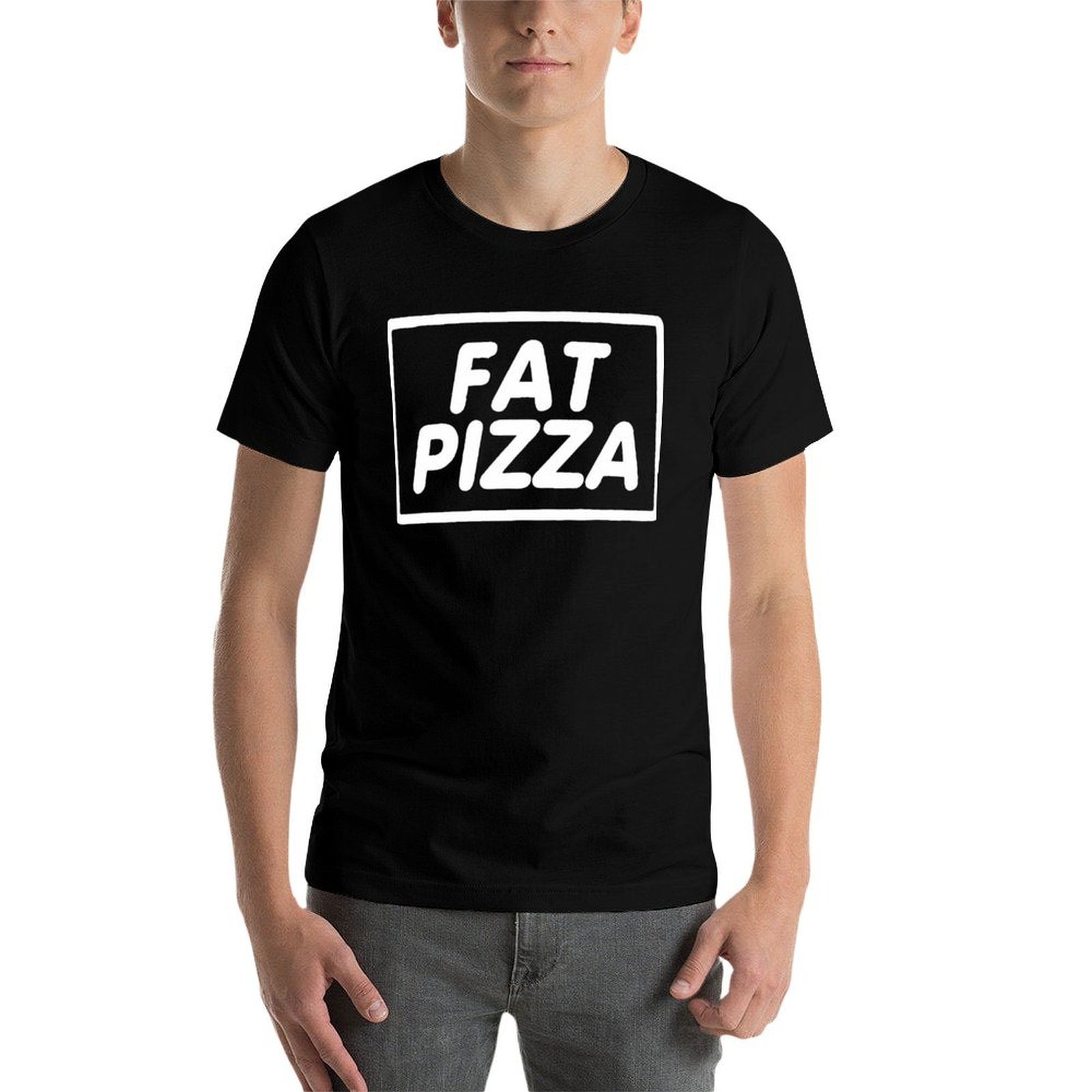 BEST SELLER - Fat Pizza Logo M – Anime Merchandise Shirt recenzja i cena