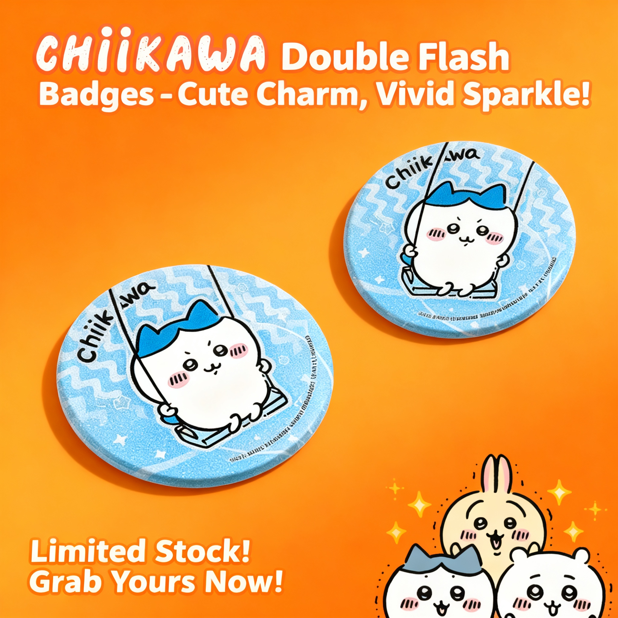 Chiikawa Anime Pin Badge Ename – Cute Anime Merchandise recenzja i cena