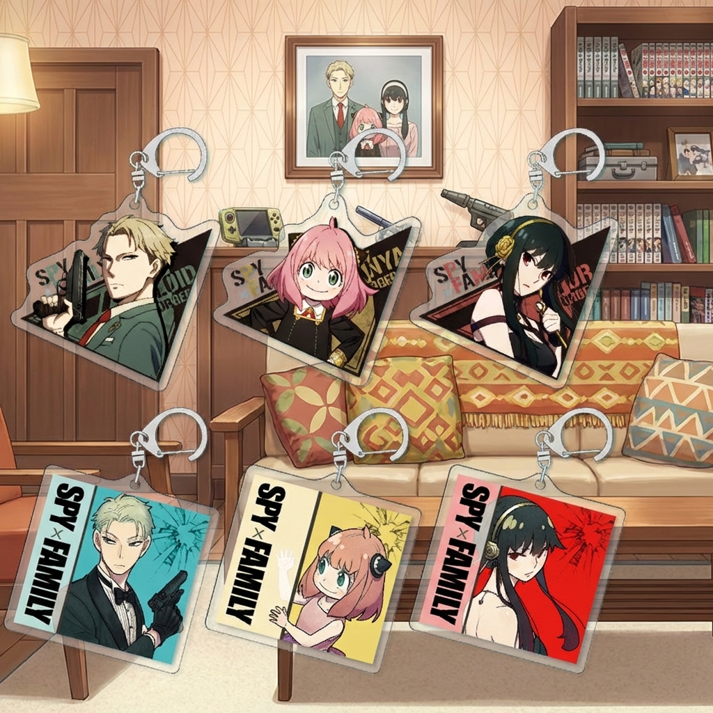 SPY×FAMILY Anya Keychain Acryl – Cute Anime Merchandise recenzja i cena