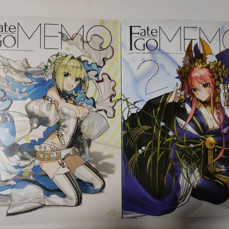 2 books Fate GO MEMO 1 2 Art B – Fate Anime Merchandise recenzja i cena